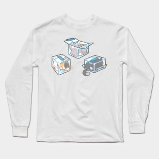 Boxed Cats Long Sleeve T-Shirt